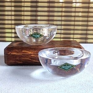 Irish Shannon Crystal Candle Holders